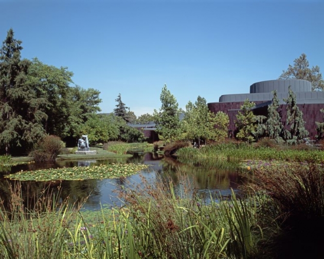 The Museum's Sculpture Garden shortly after its renovation by Nancy Goslee Power