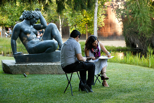 Watercolor Workshop in the Garden