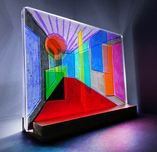 Light and Transparency: Colorful Illuminated Dioramas